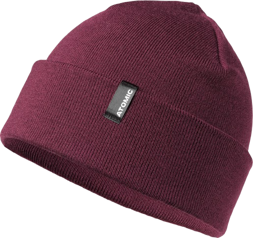 Czapka Atomic Alps Rolled Cuff Beanie Maroon – 2025/26
