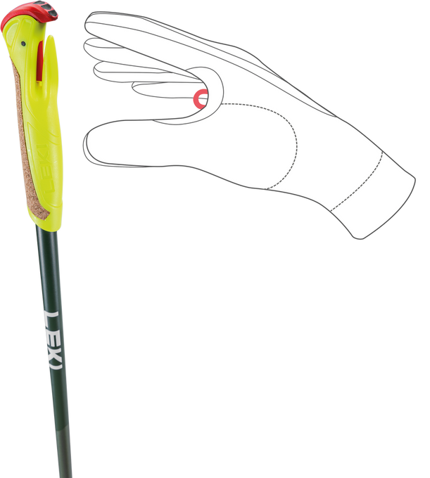 Kije Nordic Walking LEKI Walker XS