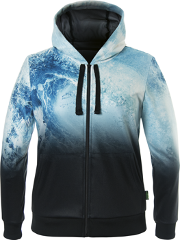 Bluza ENERGIAPURA Sweatshirt Full Zip With Hood Kalmar Life Wave - 2022/23