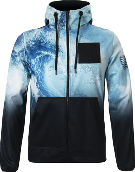 Bluza ENERGIAPURA Sweatshirt Full Zip With Hood Life Wave Junior - 2022/23