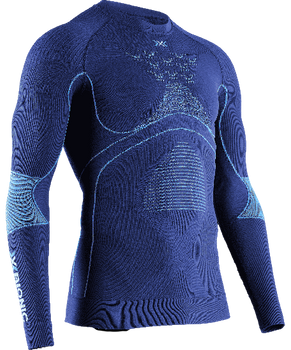 Koszulka termoaktywna X-bionic Energy Accumulator 4.0 Shirt LG SL Men Navy/Blue - 2023/24