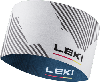 Opaska Leki XC Headband blue-white-grey - 2023
