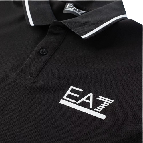 Koszulka Emporio Armani Man Jersey Polo Black