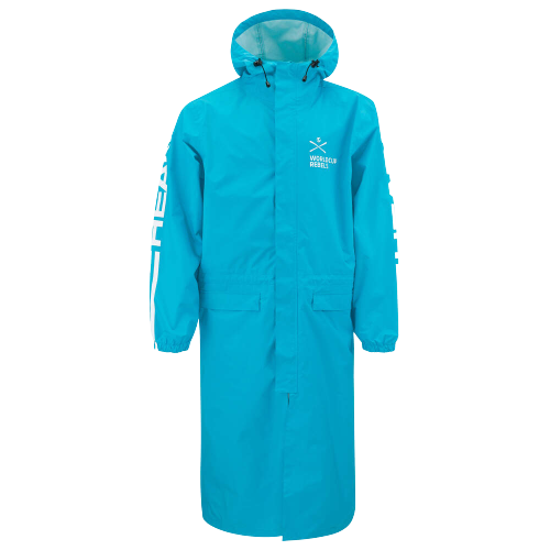 Płaszcz trenerski HEAD Race Rain Coat Blue - 2023/24