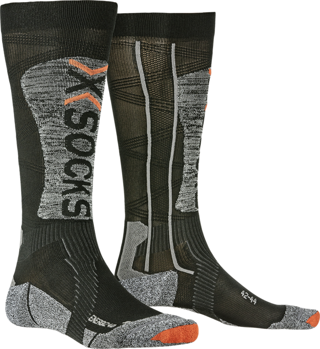 Skarpety narciarskie X-Socks Ski Energizer LT 4.0 Black/Stone Grey Melange - 2023/24