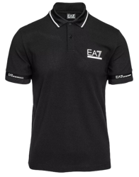 Koszulka Emporio Armani Man Jersey Polo Black