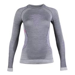 Koszulka termoaktywna UYN Lady Fusyon UW Shirt LG SL Anthracite/Purple/Pink - 2022/23