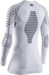 Koszulka termoaktywna X-Bionic Invent 4.0 LG SL Women White/Black - 2023/24
